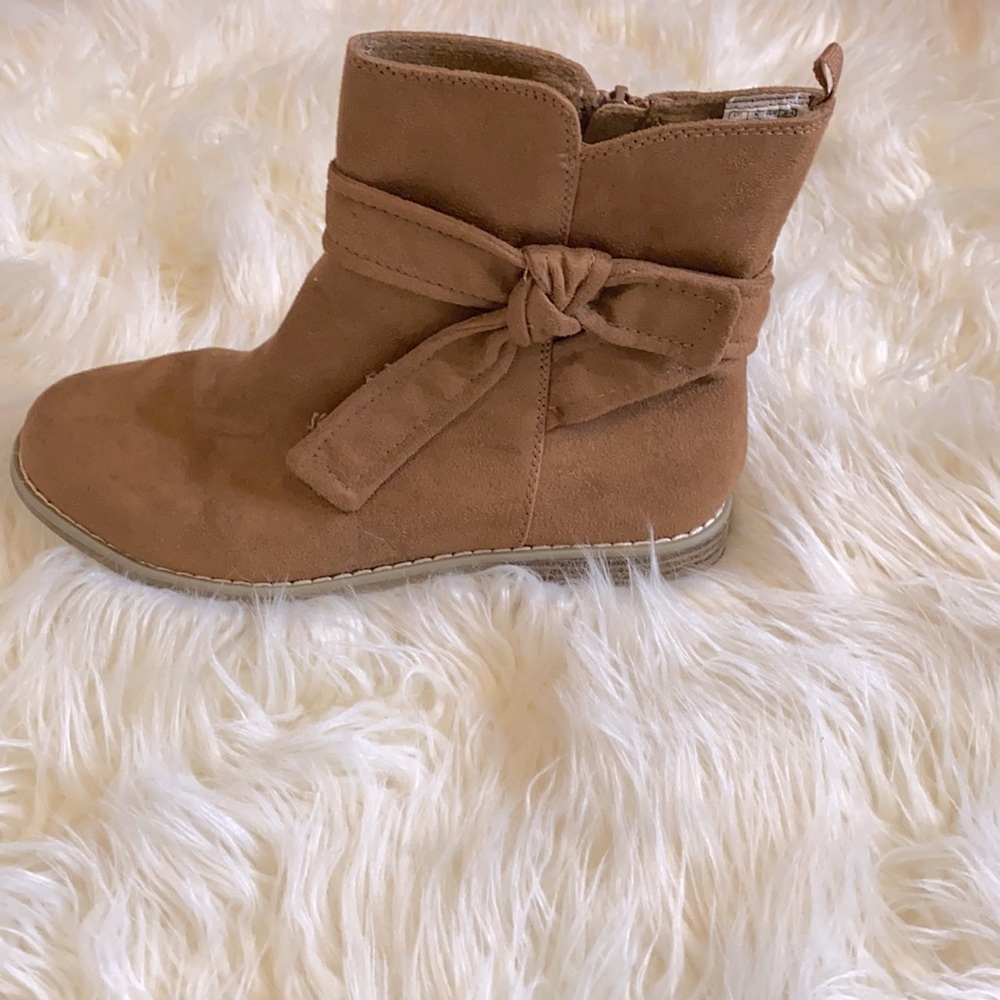 Brown ankle booties